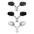 Chrome Rearview Mirrors for Harley Softail Touring Street Glide (2006-2023)