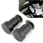 CNC Aluminum Black Mirror Hole Caps Covers for Thruxton