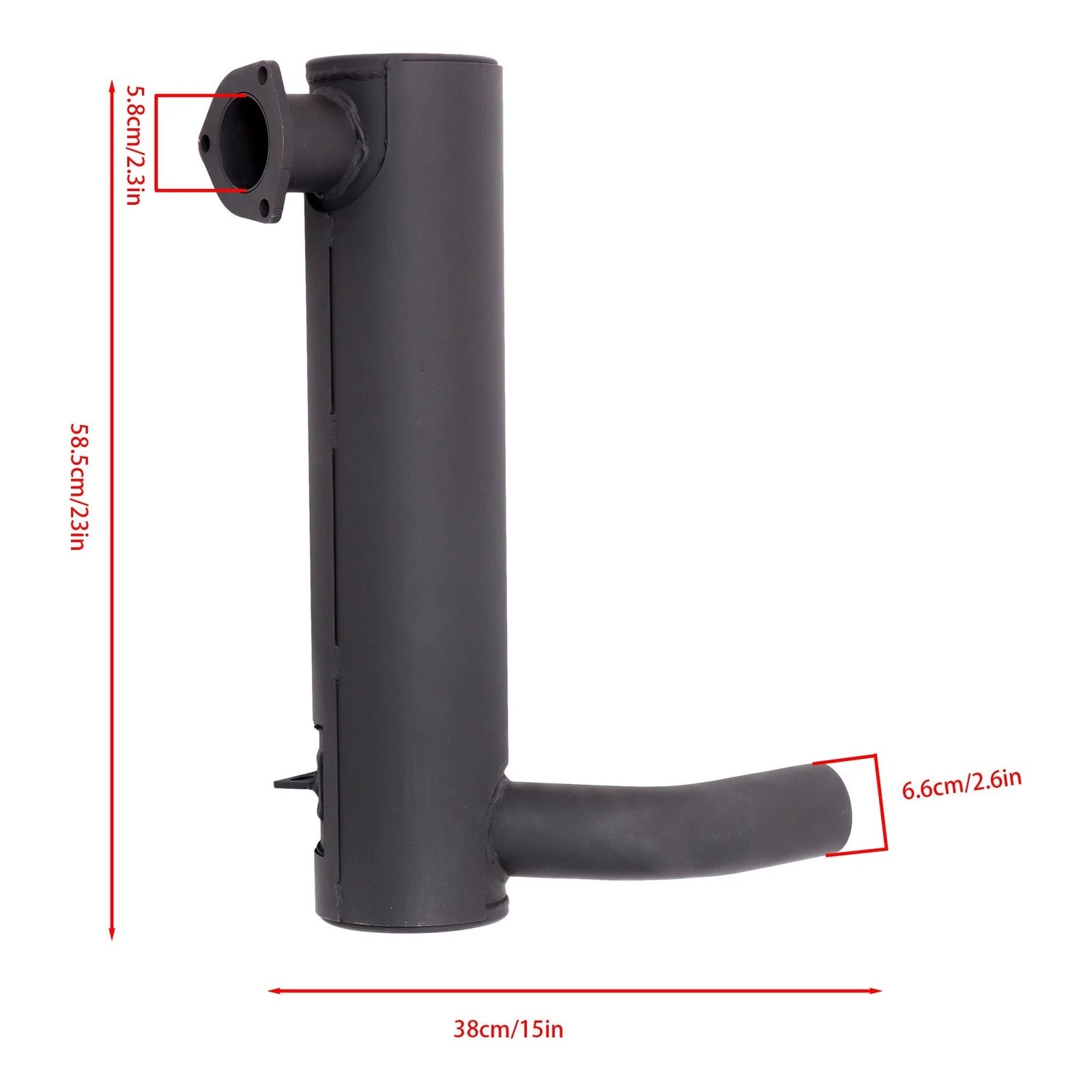 Muffler for Bobcat A300 S220 S250 S300 T250 T300 Loaders (YYYY–YYYY)