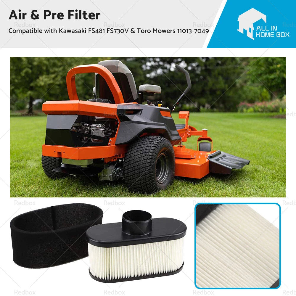 Air & Pre Filter for Kawasaki FS481 FS730V & Toro Mowers (11013-7049)