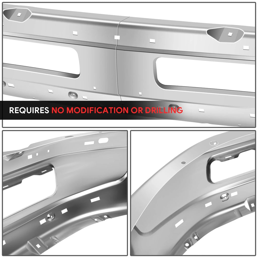 Chrome Front Bumper Face Bar for Dodge Ram 1500 2500 3500 (1994–2002)