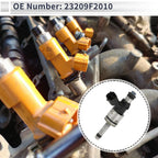 Fuel Injector No. 23209F2010 for Toyota Corolla (2020–2024) 1 Pc Black Silver Tone