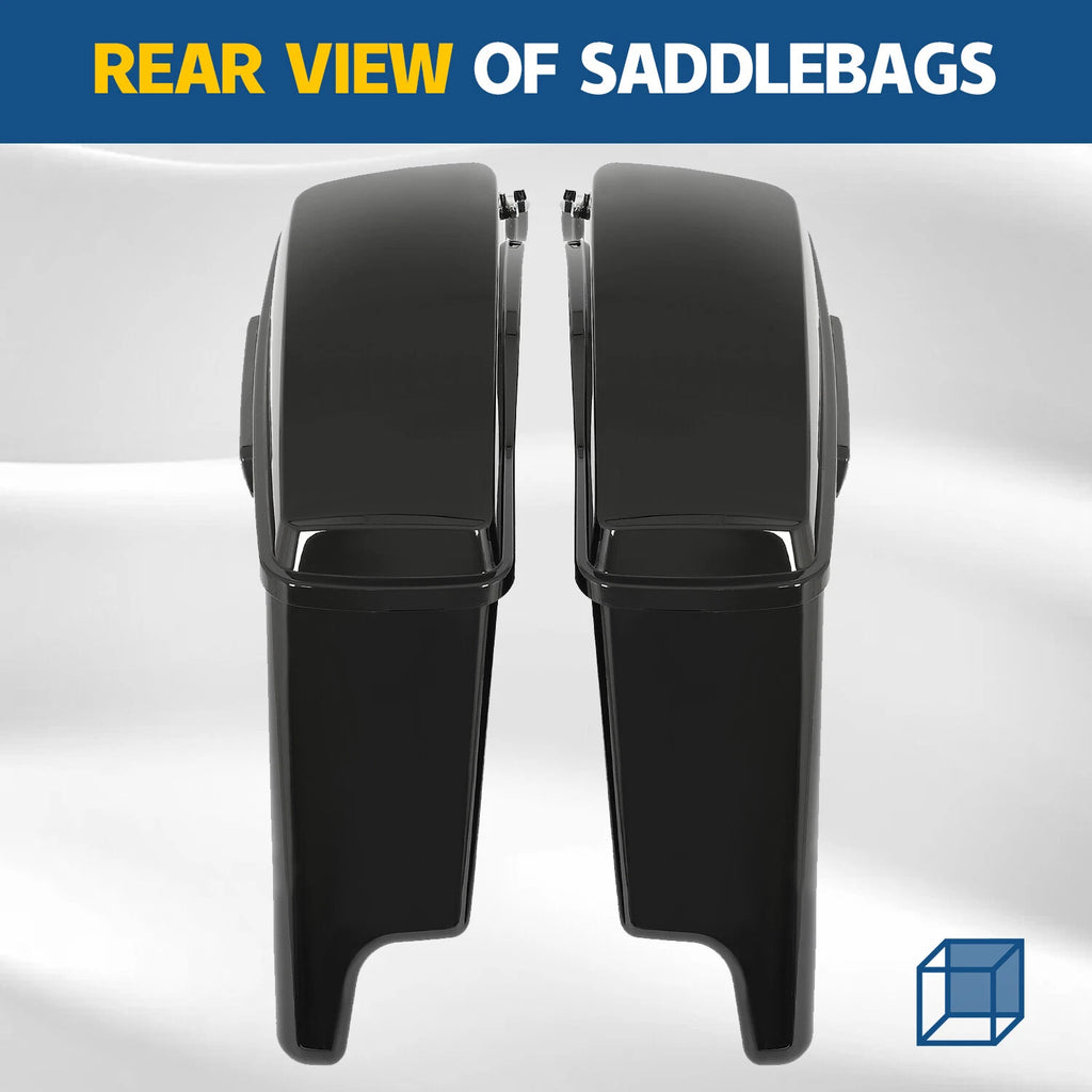 5" Stretched Hard Saddlebag Latch for Harley CVO Road Street Glide (2014–2024)