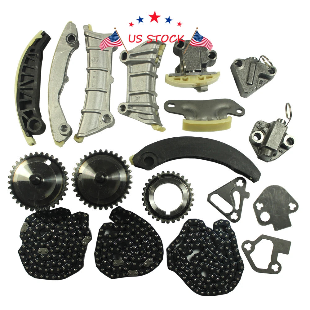 Timing Chain Kit for Buick Cadillac Chevrolet Pontiac Saturn 3.6L 3.0L (2007–2015)