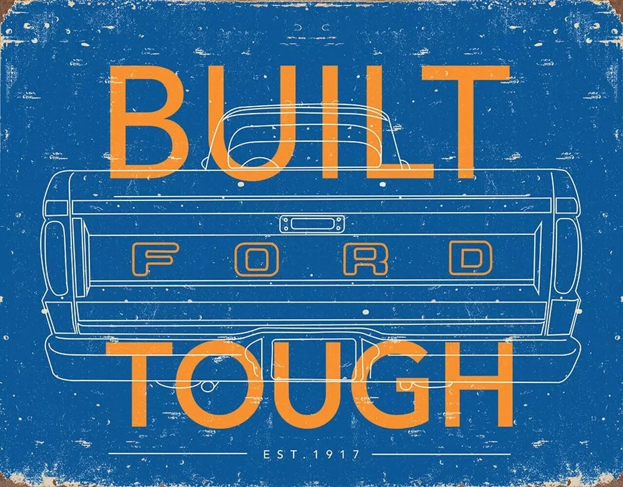 Metal Tin Sign for Ford Truck Pickup (Garage Home Shop) #2673