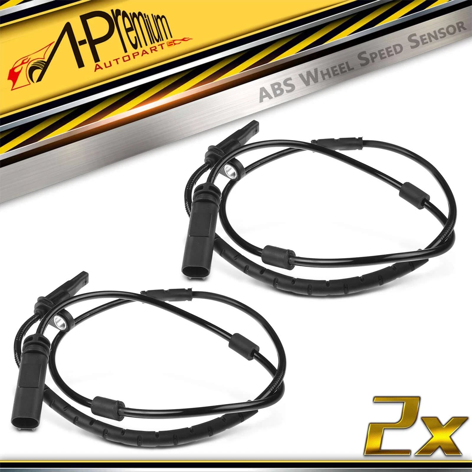 2X Rear ABS Wheel Speed Sensors for BMW 340i 328i 428i M240i (2016–2018)