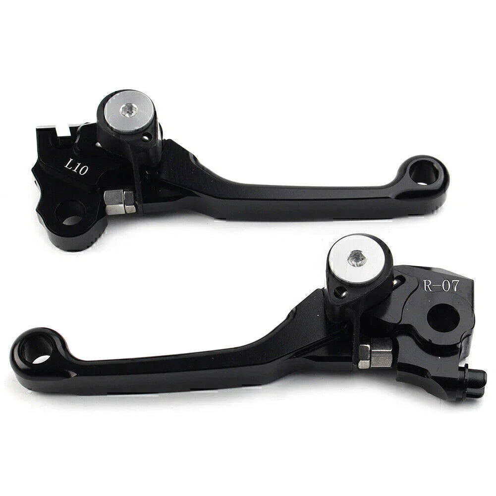 CNC Brake Clutch Levers  Pivot for Honda CRF250R CRF450R (2007-2020) Black