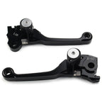 CNC Brake Clutch Levers  Pivot for Honda CRF250R CRF450R (2007-2020) Black
