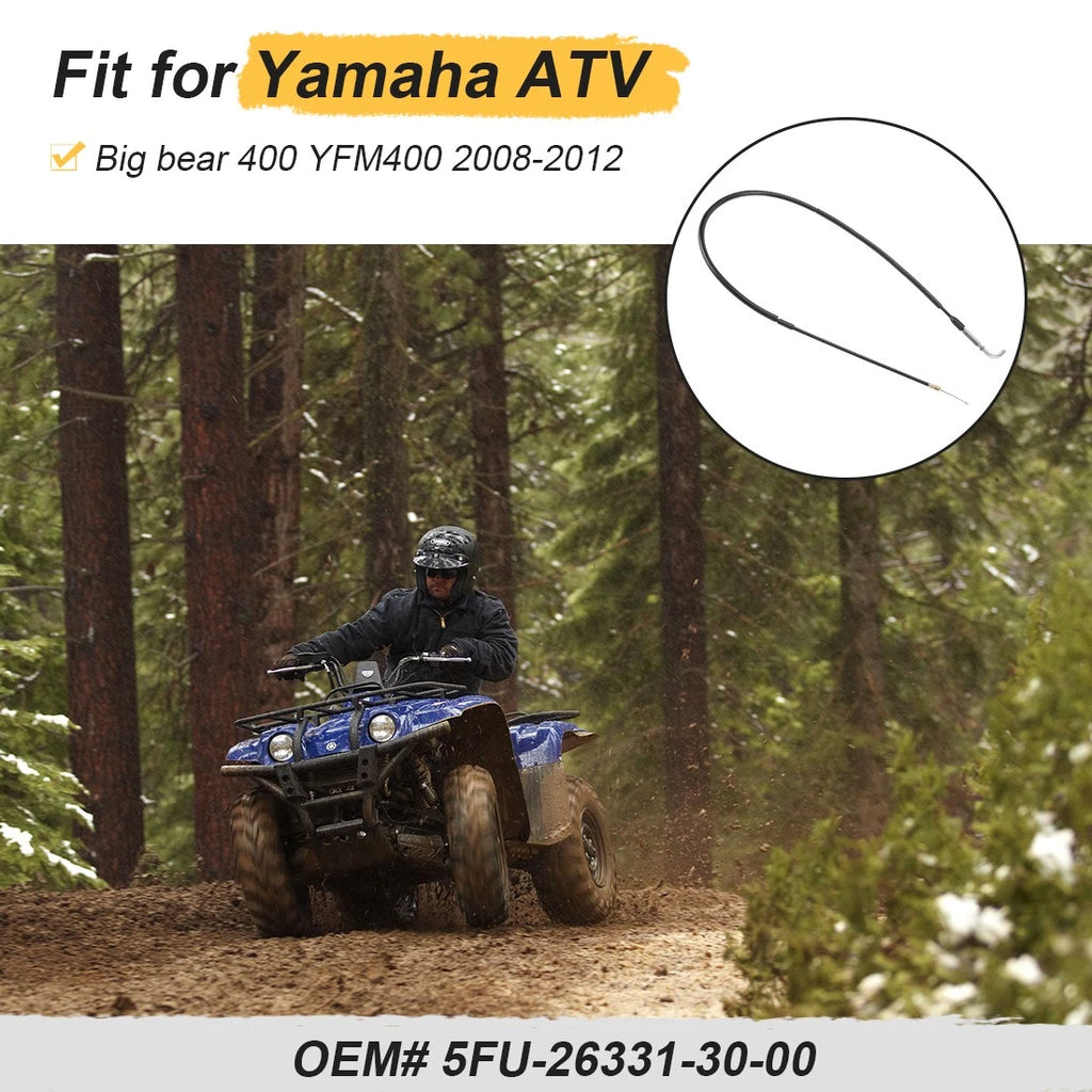 Starter Choke Cable for Yamaha Big Bear 400 YFM400F (2008–2012) #5FU-26331-30-00