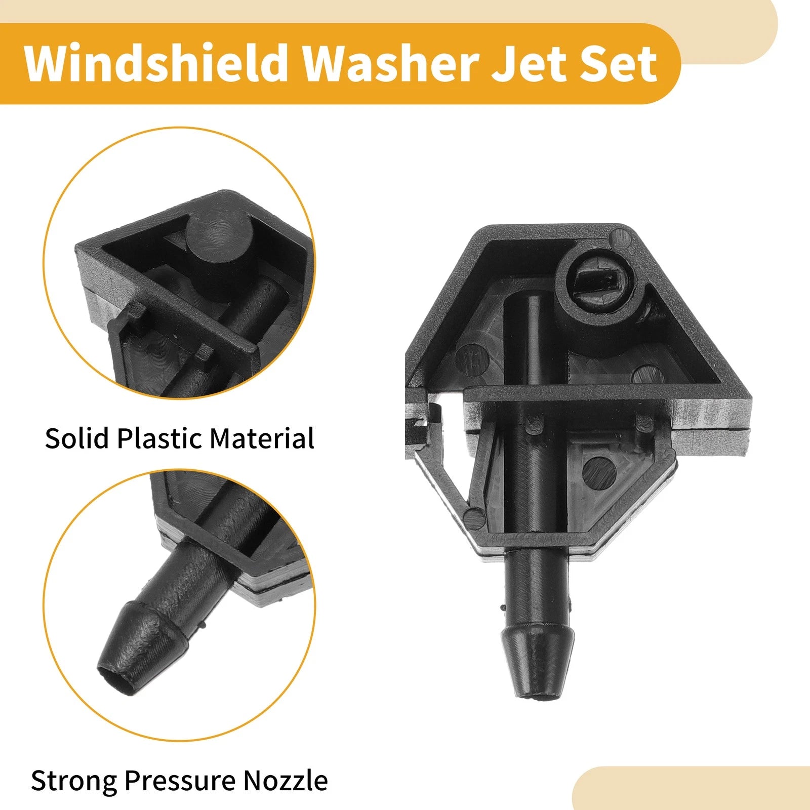 Windshield Washer Nozzle Kit for Nissan Qashqai (2007–2013) No. 28932JD000