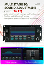 7" Stereo Radio GPS Navi Head Unit for Jeep Dodge (2011-2023)