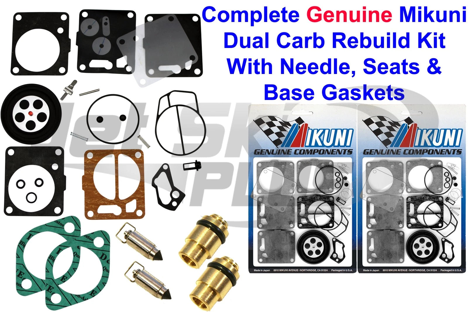 Mikuni Dual Carb Rebuild Kit for SeaDoo GT XP (587)