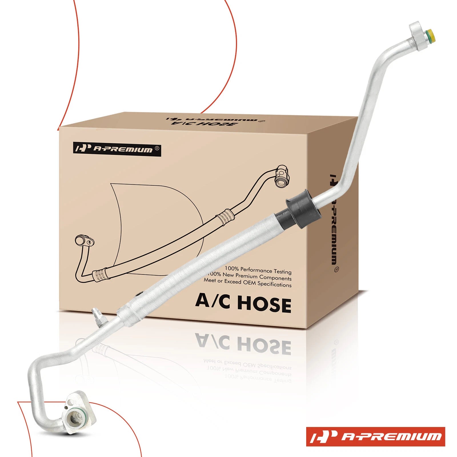 A/C Suction Line Hose Assembly for BMW X5 (2003–2006)