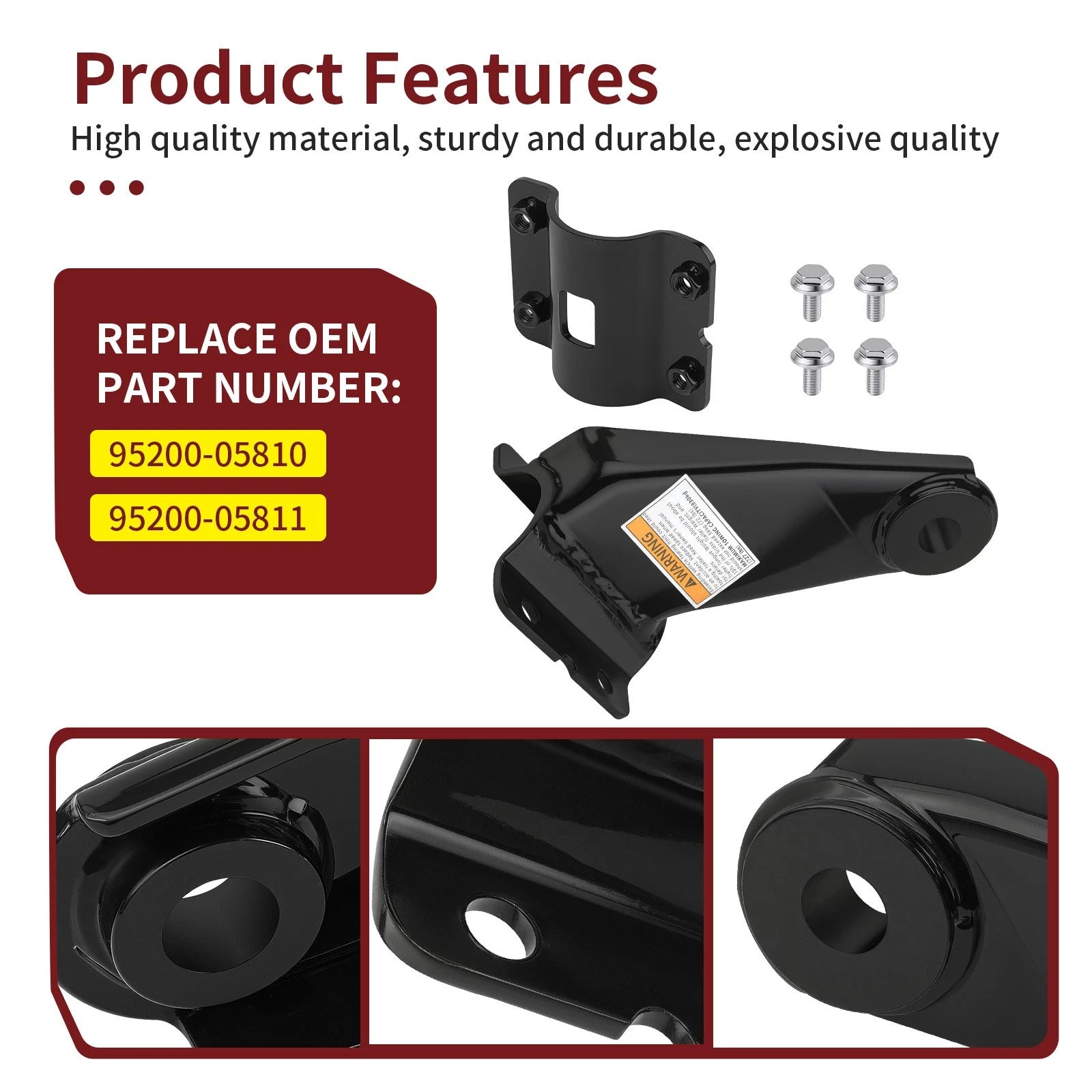 Trailer Hitch for Suzuki Ozark 250 LTF250 (2002–2016)