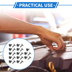 25 Pcs Fender Liner Splash Shield Bumper Cover Screw for Audi RS6 (2021–2022)