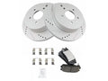 Rear Brake Pad and Rotor Kit for Suzuki XL7 (2007–2009) NW712MX