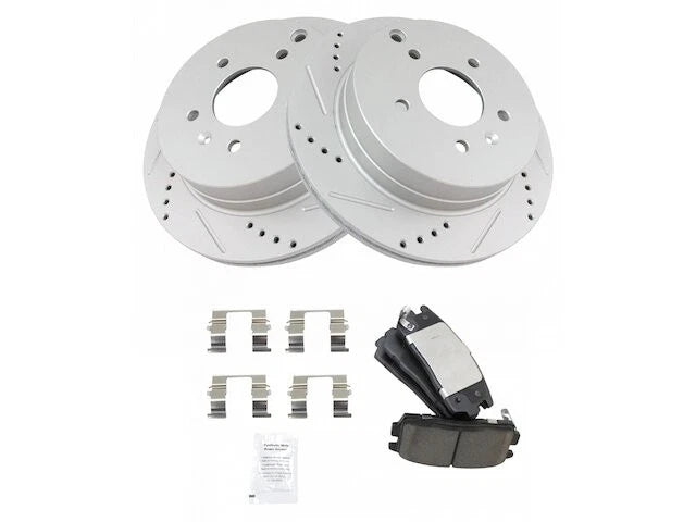 Rear Brake Pad and Rotor Kit for Suzuki XL7 (2007–2009) NW712MX