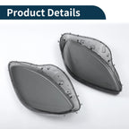 Set of 2 Headlight Lens Covers for Chevy Corvette C6 (2005–2013) Smoked