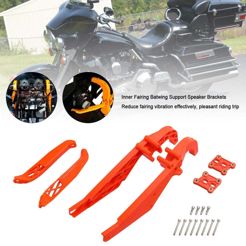 Inner Fairing Batwing Support Speaker Brackets for Harley Touring Electra (1996–2013)
