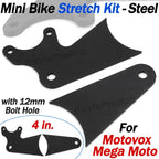 Stretch Kit for Motovox & Mega Moto Mini Bikes (Steel 4in Tabs)