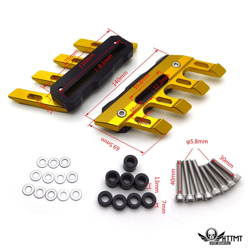 CNC Front Guard Crash Slider Protector for KTM Honda Kawasaki Suzuki Yamaha BMW