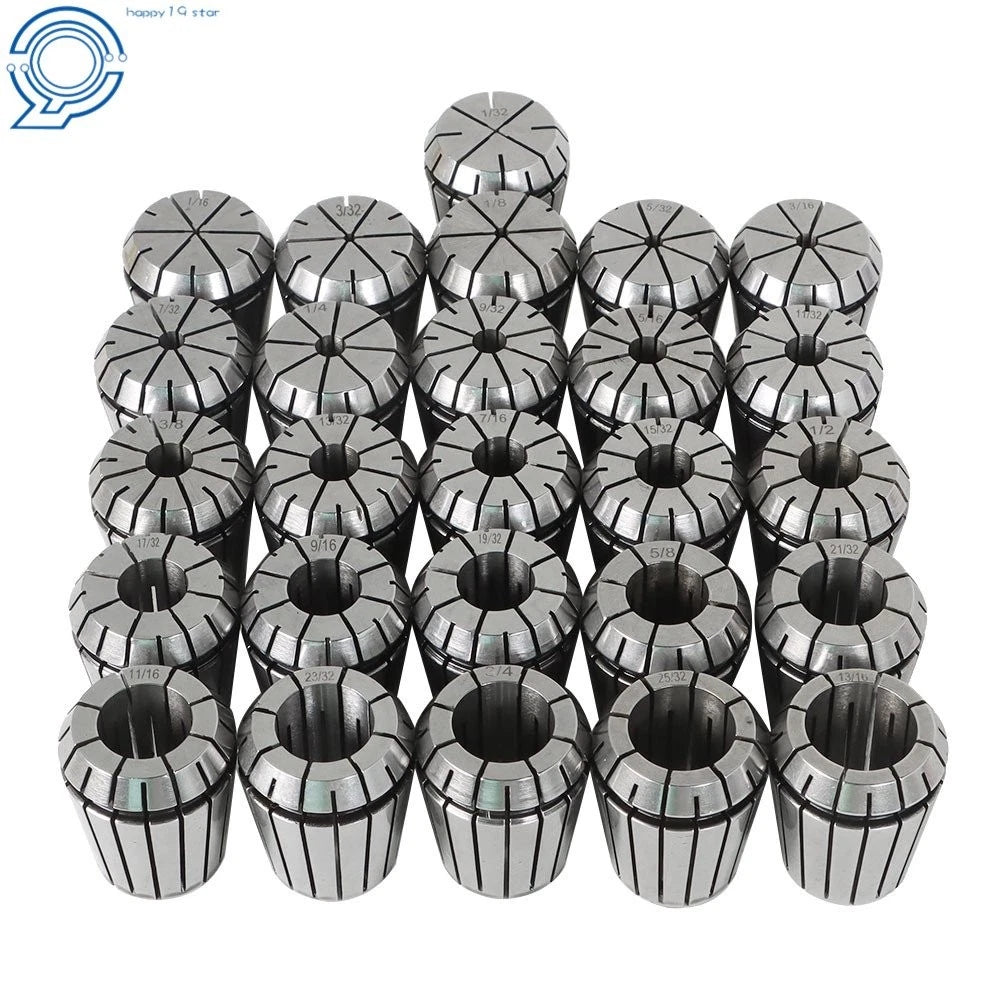 26 Pc ER32 Spring Collet Set for CNC Machine and Milling Lathe