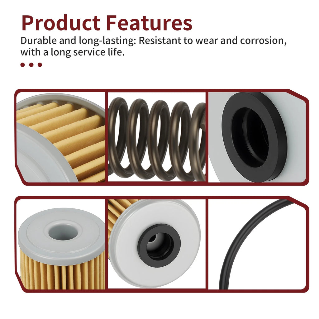 3X Oil Filter & O-Ring Spring for Honda CRF450RWE CRF450RX CRF450X (2002–2024)
