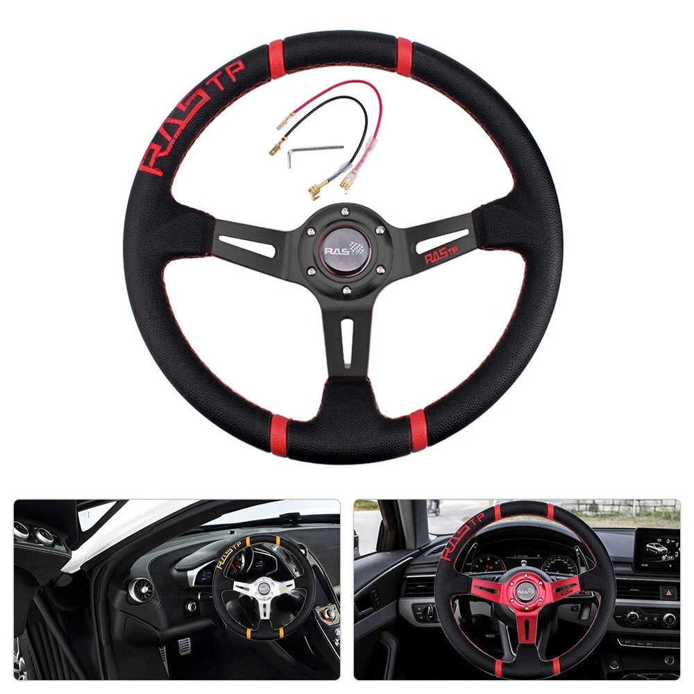 14" Aluminum Drifting Steering Wheel for JDM Racing (Quick Release)