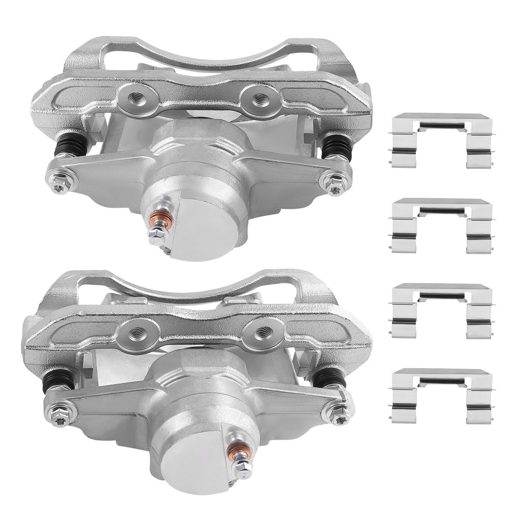Set of 2 Front Brake Calipers with Bracket for Ford Focus (2008–2011)