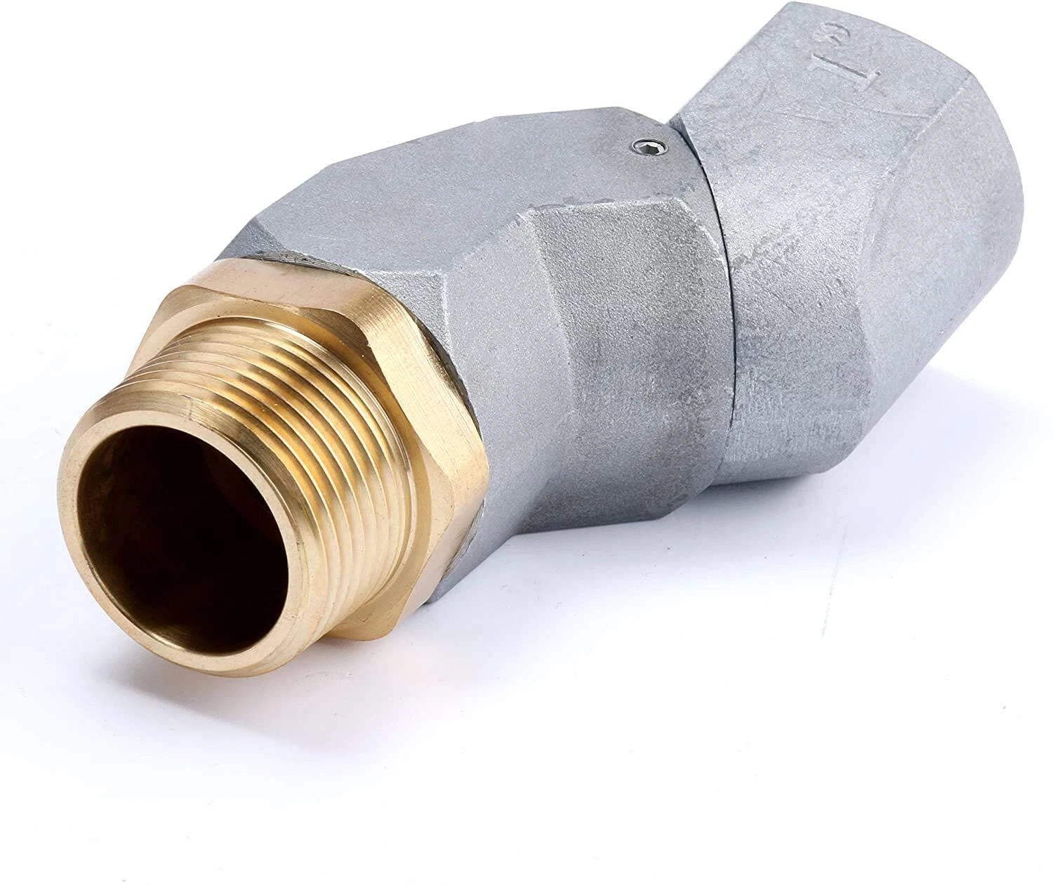 2X 1" NPT Fuel Hose Nozzle Swivel Connector for Fuel Transfer Hose