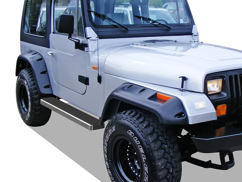 5-Inch Running Boards for Jeep Wrangler TJ YJ (1987-2006)