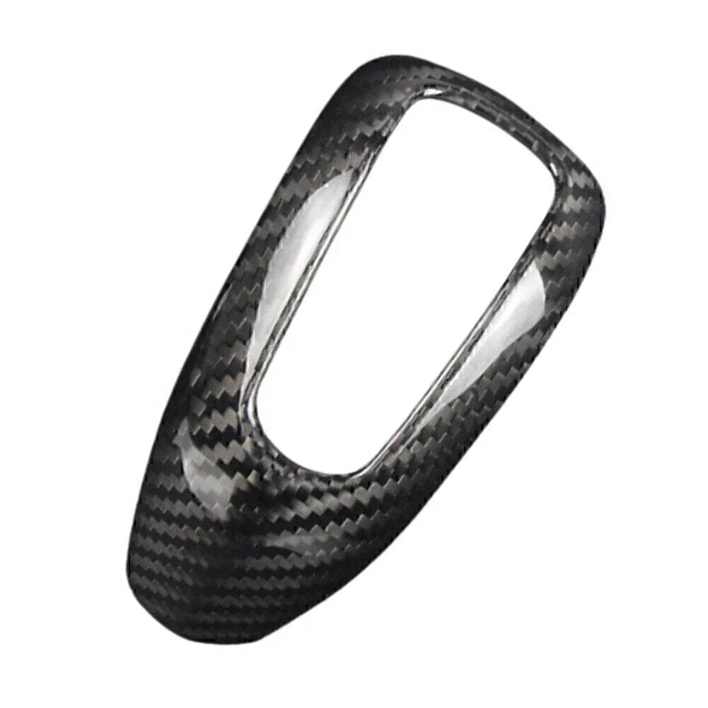 Carbon Fiber Black Gear Shift Knob Cover for Cadillac XT4 (2018-2020)