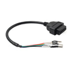 16 Pin OBD2 Female K Line CAN Jumper Tester Connector Diagnostic Cable