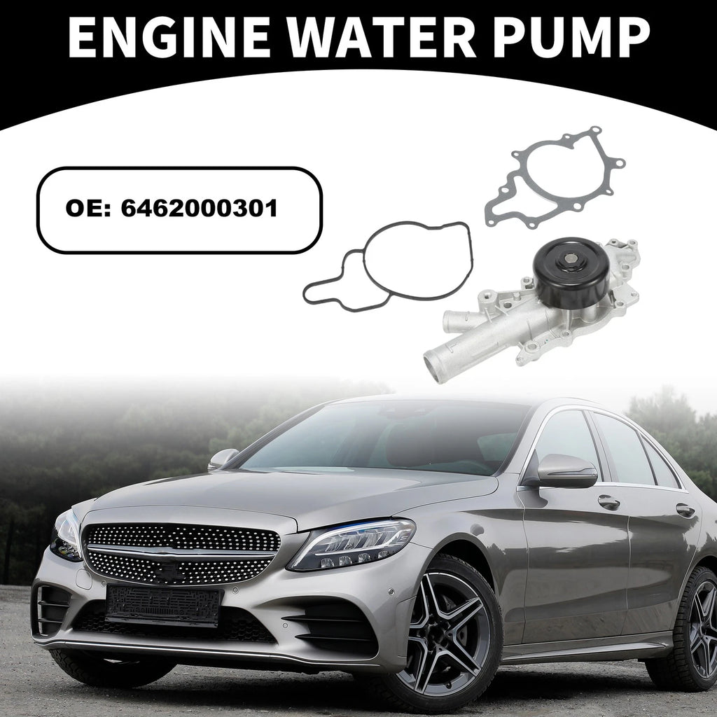 Water Pump with Gasket for Mercedes-Benz C-Class (2007–2008) No.6462000301