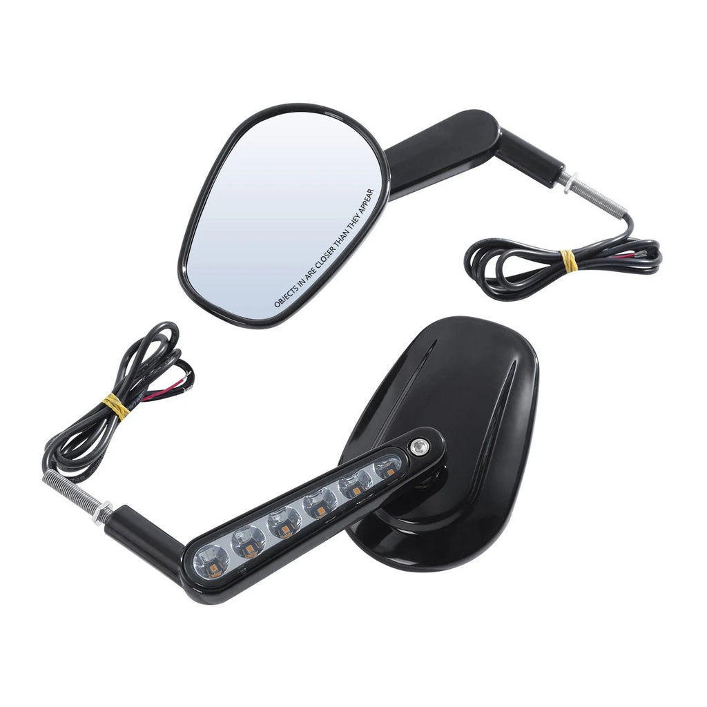 Rearview Mirrors with LED Turn Signals for Harley V-Rod VRSCF (2009–2017)