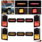 10x Smoked Roof Cab Marker Light Covers for Hummer H2/SUT (2003–2009)