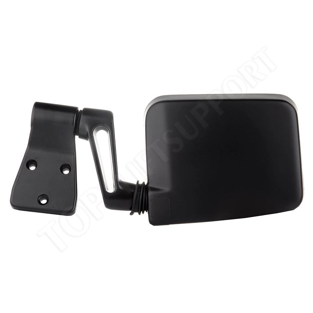 Set of 2 Black Manual Side View Door Mirrors for Jeep Wrangler (87–02)