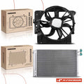 AC Condenser and Cooling Fan Assembly Kit for BMW X1 (2013–2015)