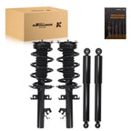 Set of 4 Front Strut Coil Spring & Rear Shock for Nissan Rogue (2015–2020)