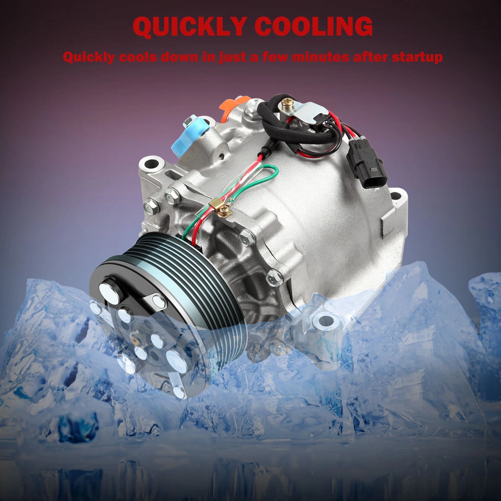 A/C Compressor with Clutch for Honda Civic 1.8 (2006-2011)