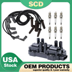 UF434 Ignition Coil, Spark Plug & Wire for Chevrolet Pontiac 4.3L V6