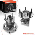 2X Rear Wheel Hub & Bearing Assembly with ABS for Chevy Malibu (2004–2012)