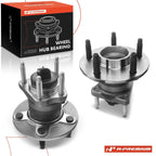 2X Rear Wheel Hub & Bearing Assembly with ABS for Chevy Malibu (2004–2012)