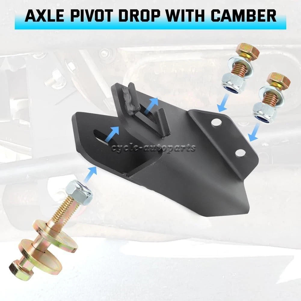 2-3.5" Lift Kit Axle Pivot Drop Bracket for Bronco F150 4WD (1980–1996)