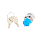 Security Reset Switch Lock Cylinder 19mm for Cabinets and Control Systems