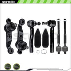 Set of 8 Tie Rod End Ball Joints for Lexus GS300 GS430 (1998–2005)