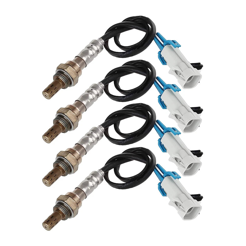 Set of 4 Oxygen Sensors for Cadillac Chevrolet GMC V8 5.3L (2003–2005)