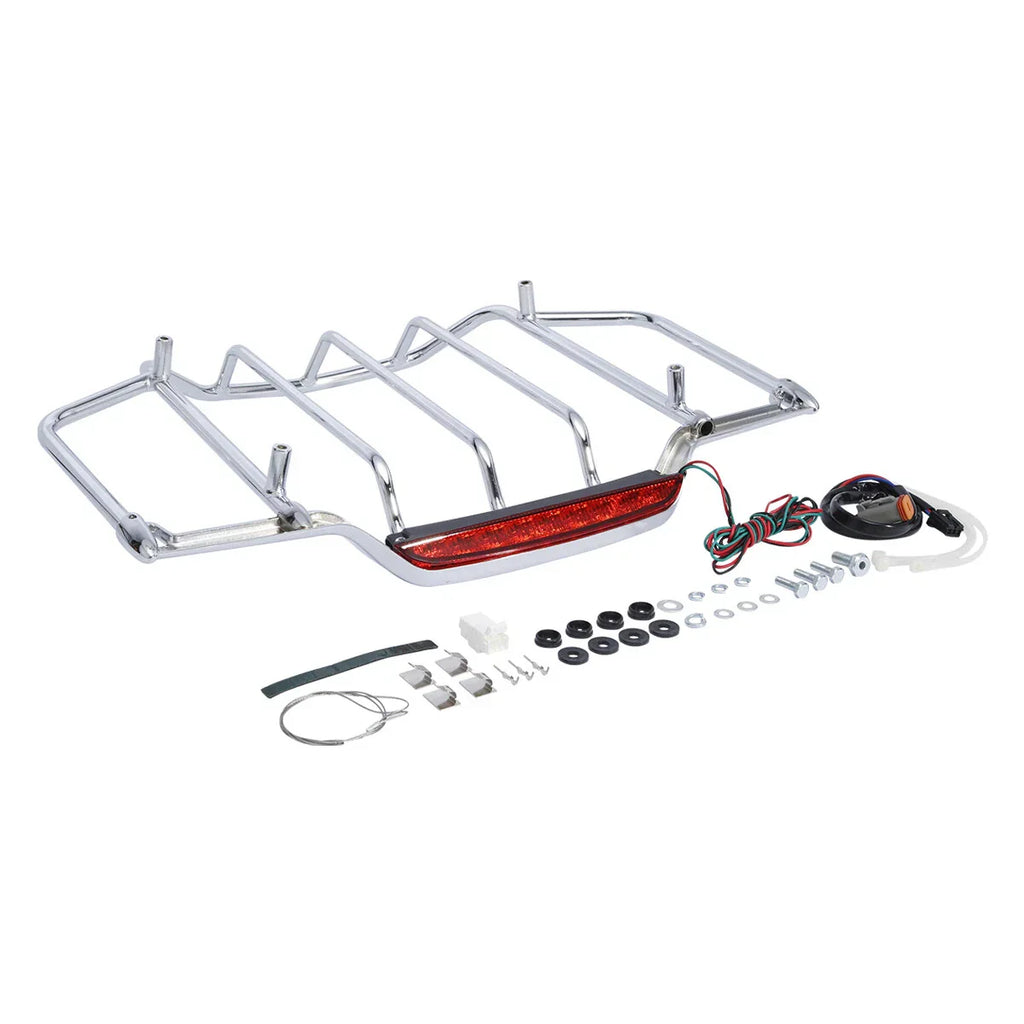 Trunk Luggage Rack with LED Light for Harley Touring Electra Glide (1993-2013)