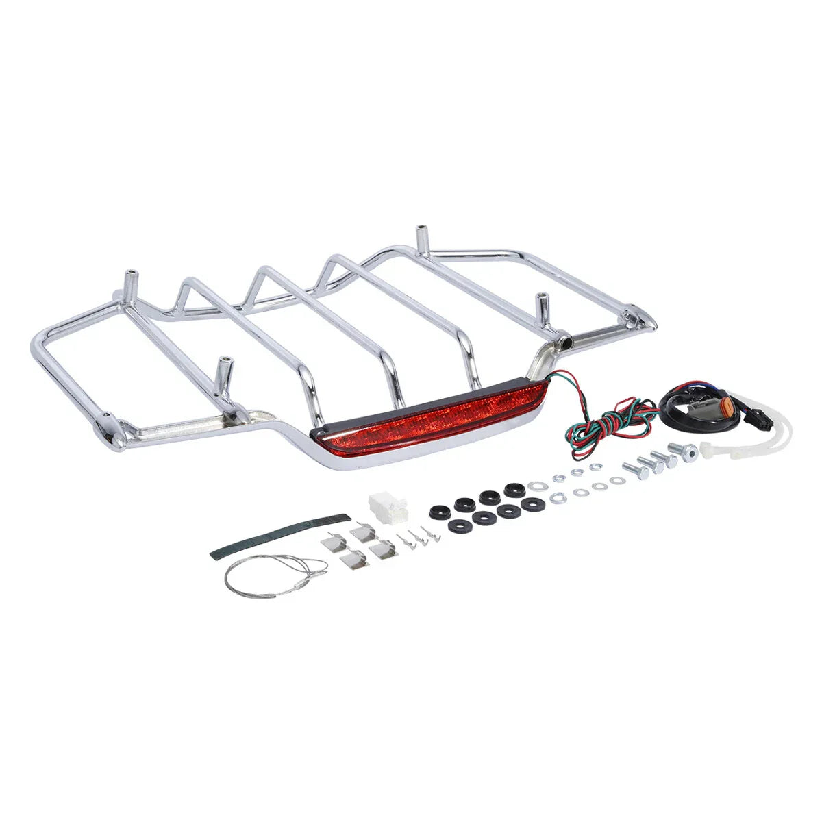 Trunk Luggage Rack with LED Light for Harley Touring Electra Glide (1993-2013)