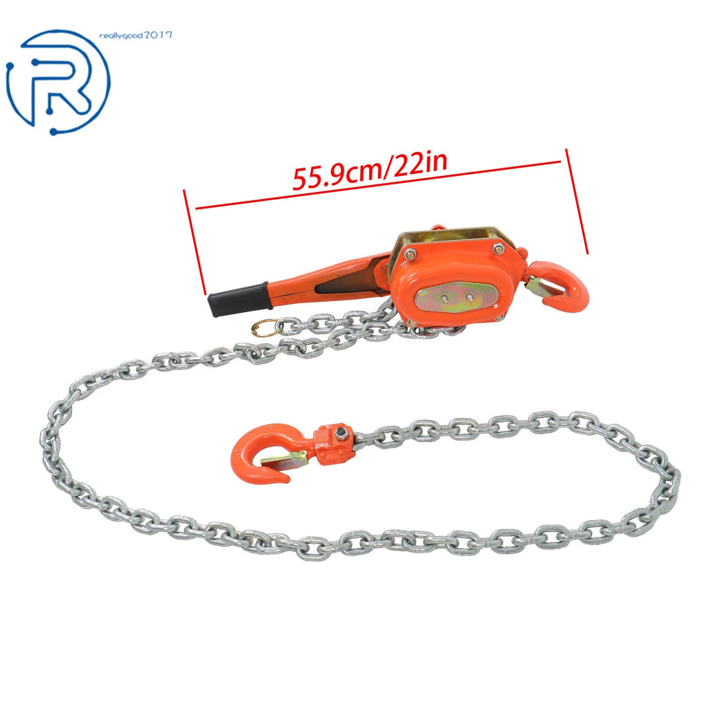 G80 Ratchet Hoist for Lifting (6600lb Capacity, 10ft)